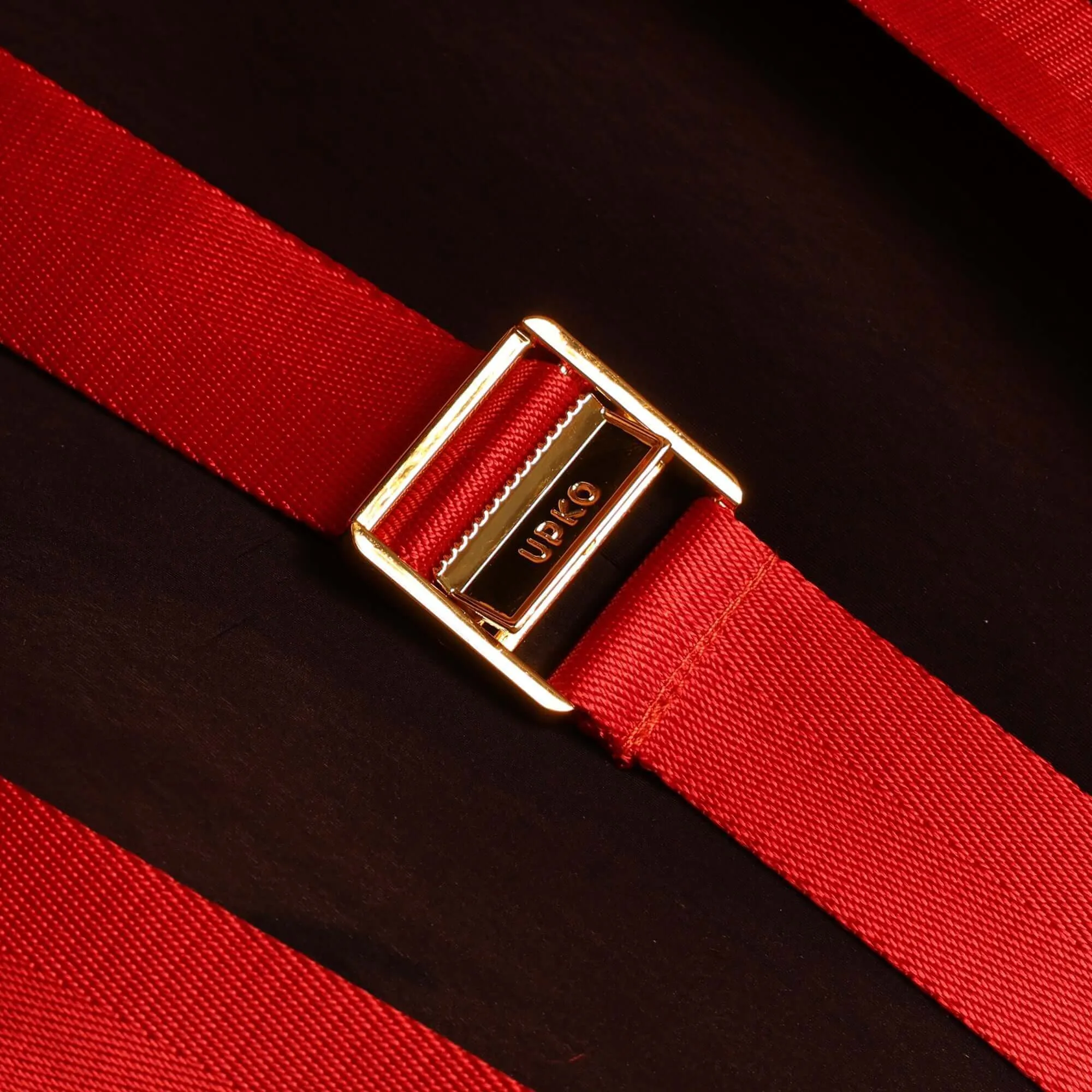 UPKO Bowknot Hogtie Portable Bondage Gear Red