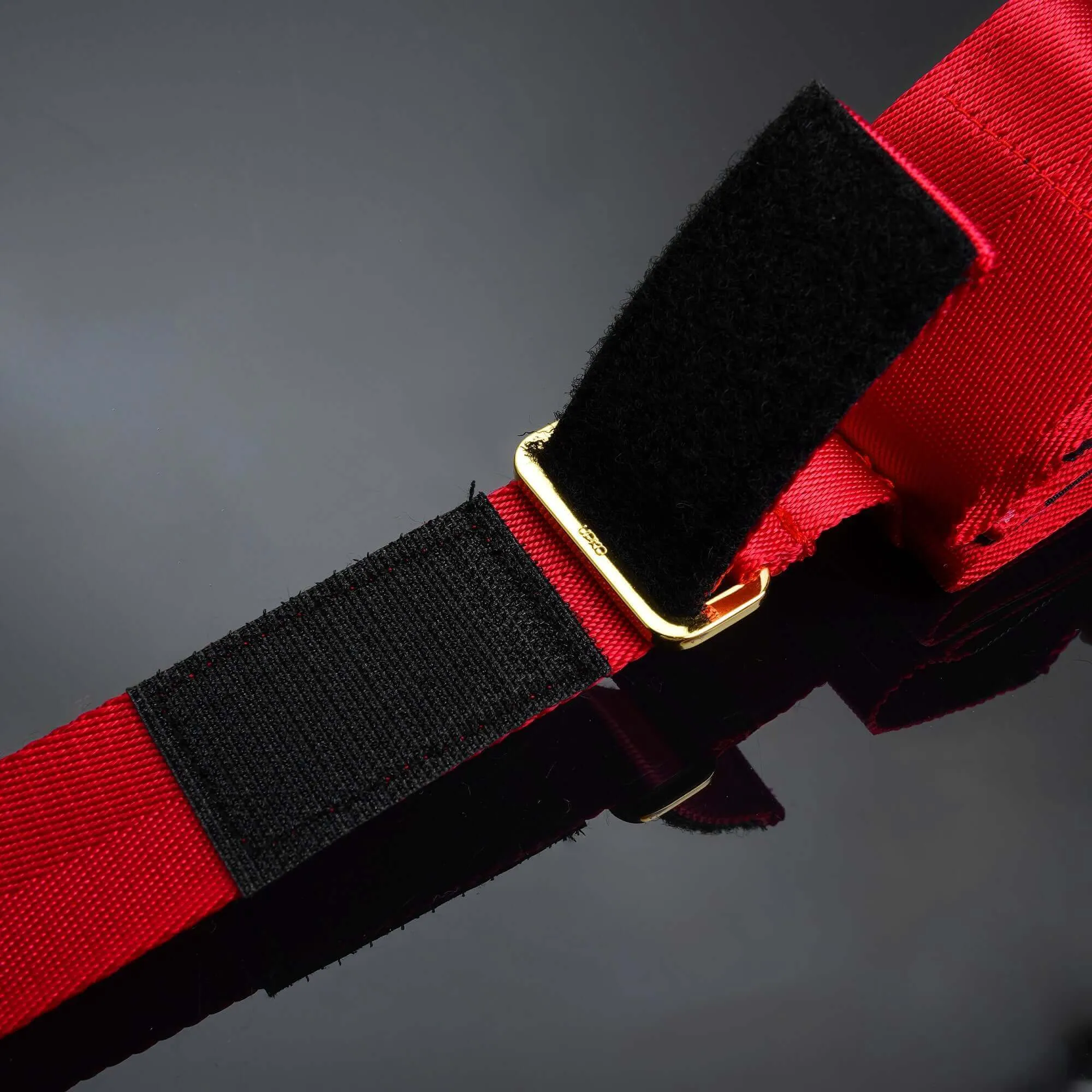 UPKO Bowknot Hogtie Portable Bondage Gear Red