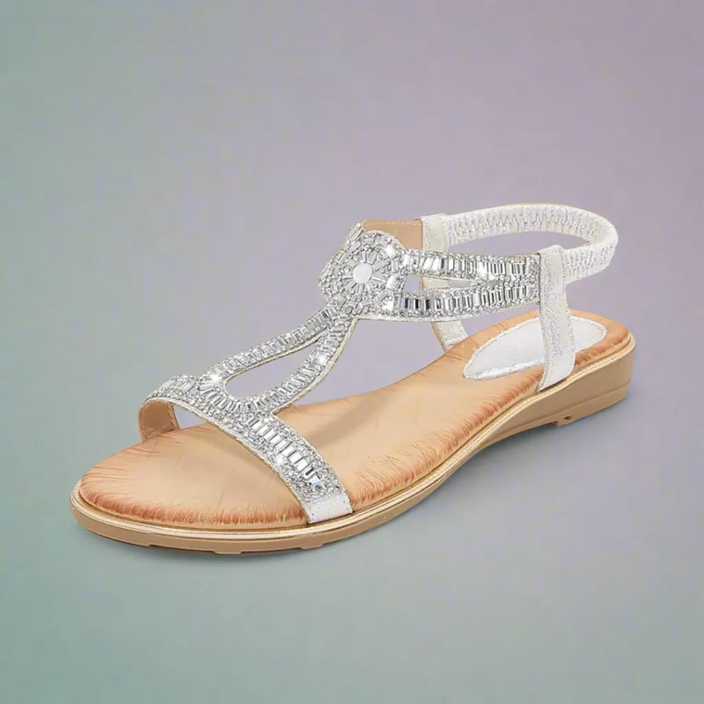 Vally | Handmade golden sandal with comfortable fit