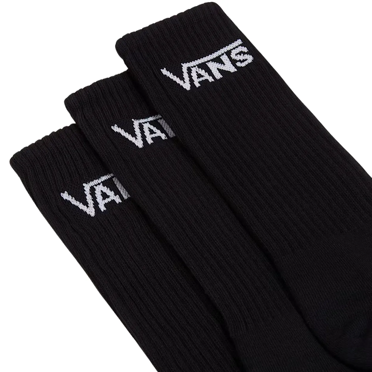 Vans 3 Pack Classic Crew Rox Socks | Black