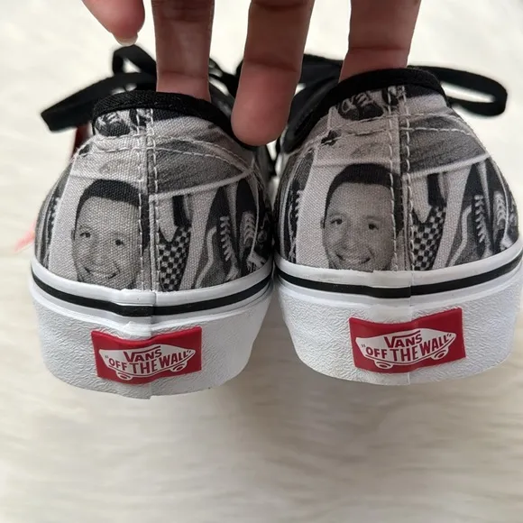 Vans Authentic Paul Van Doren Shoe Black &amp; White  Sneaker 8 Men’s Women’s 9.5