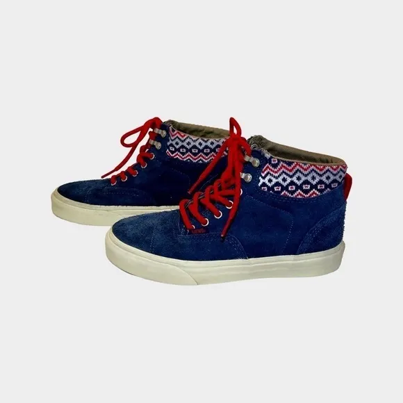 VANS California Hiker Sneaker | Mens 6.5 Womens 8 | Navy