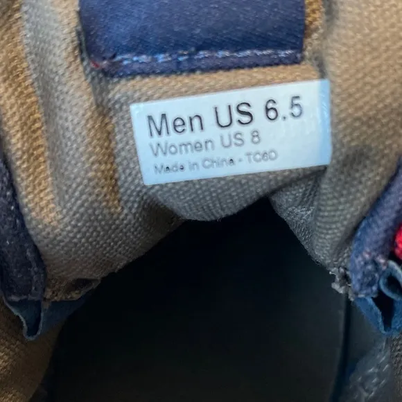 VANS California Hiker Sneaker | Mens 6.5 Womens 8 | Navy