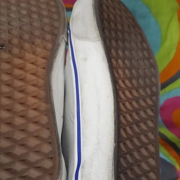 Vans Grey and White Board Shoes SZ 5