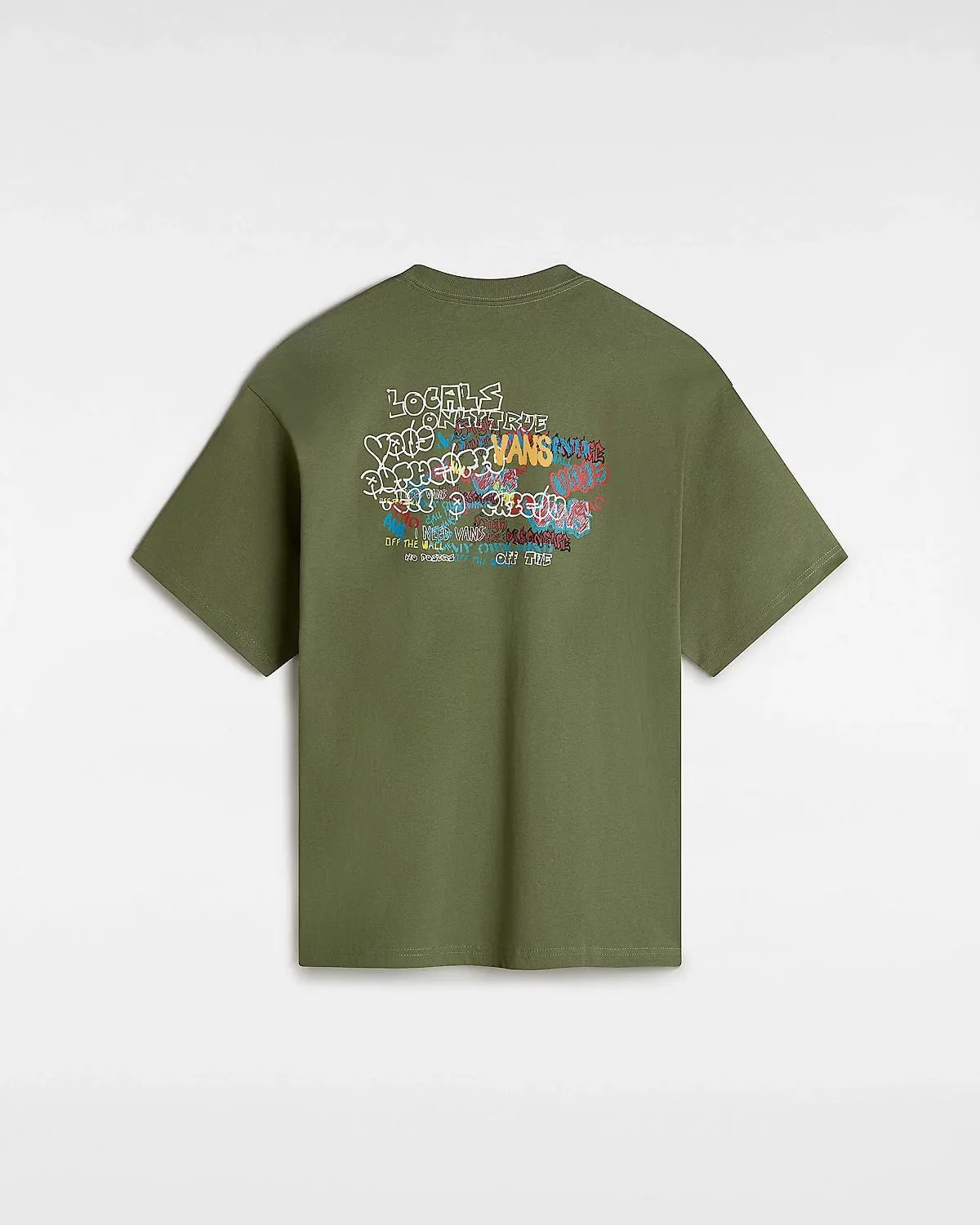 Vans Local Pub Spray Loose Fit T-Shirt Olivine