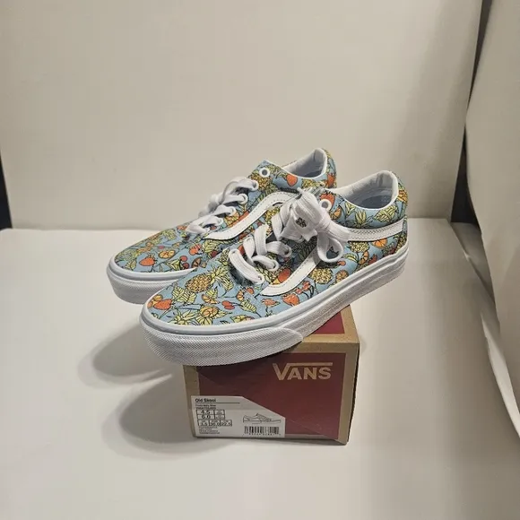 Vans Old Skool Fruity Baby Blue Kids 4.5
