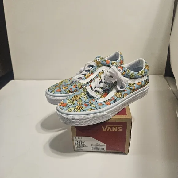 Vans Old Skool Fruity Baby Blue Kids 4.5