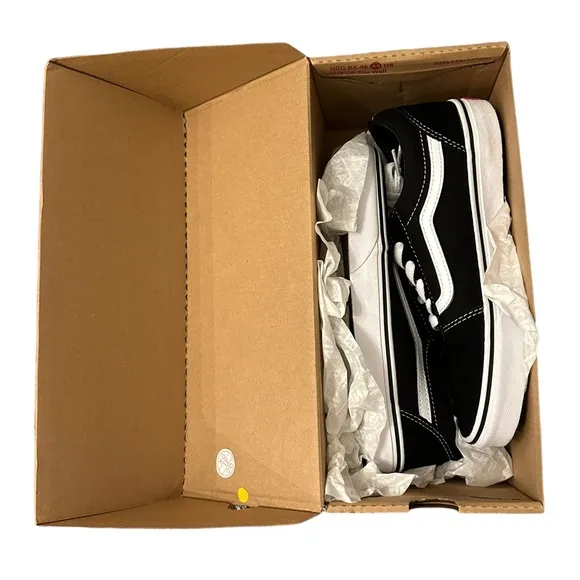 Vans Ward Low Suede Canvas Lace Up Skate Sneaker 5.5 7 NWT NEW BOX