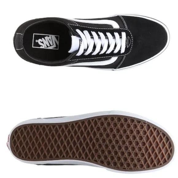 Vans Ward Low Suede Canvas Lace Up Skate Sneaker 5.5 7 NWT NEW BOX