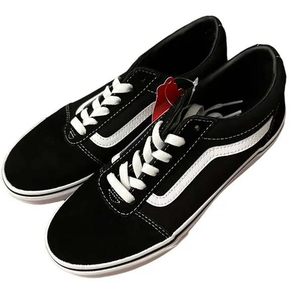 Vans Ward Low Suede Canvas Lace Up Skate Sneaker 5.5 7 NWT NEW BOX