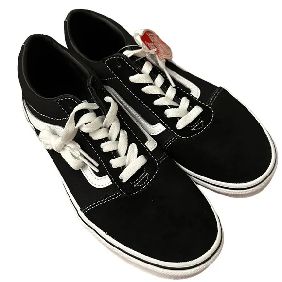 Vans Ward Low Suede Canvas Lace Up Skate Sneaker 5.5 7 NWT NEW BOX