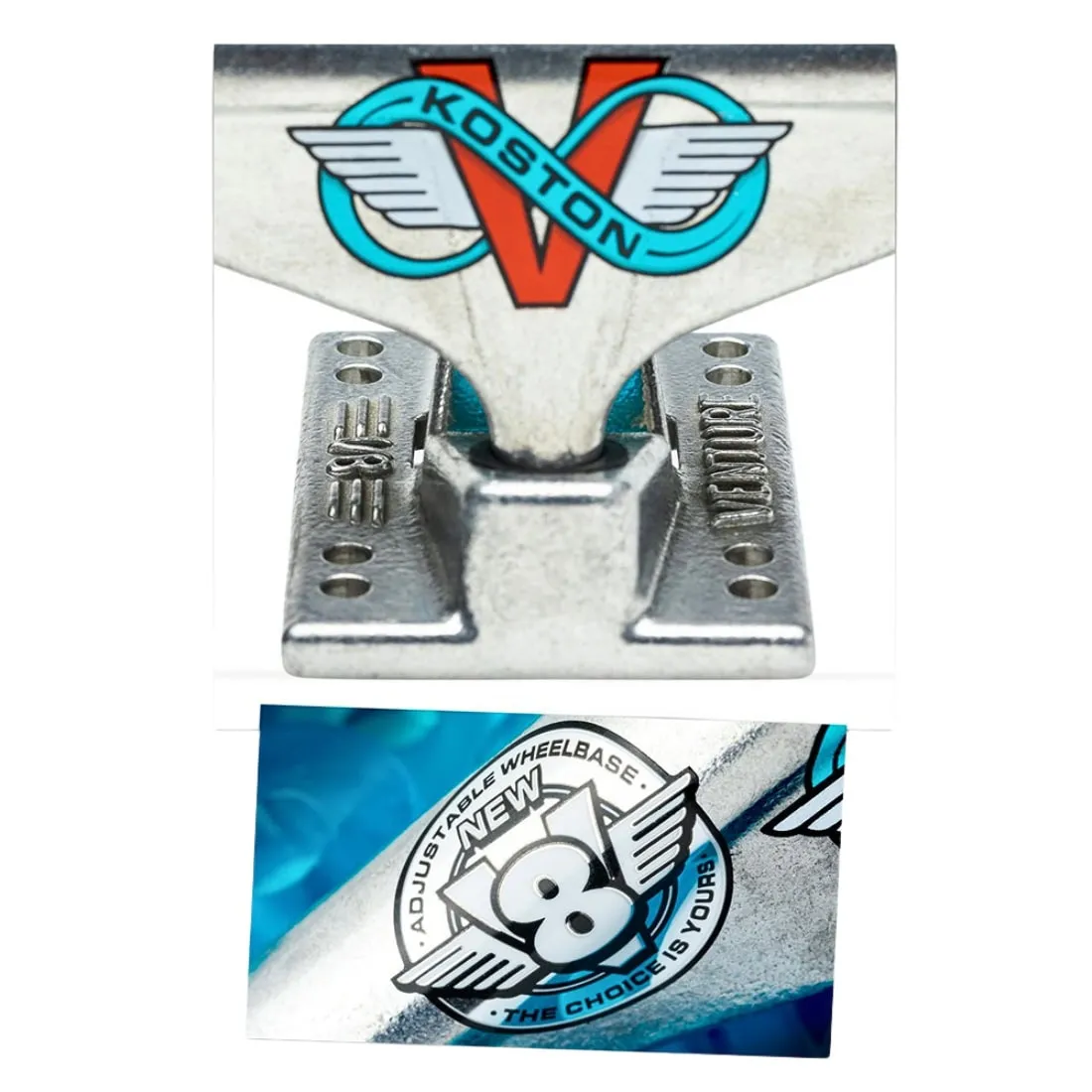 Venture 5.6 Koston Pro V8 Trucks (Pair) - Polished