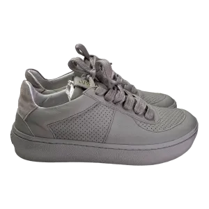 VIBAe London Bio leather sneakers, light grey | 37