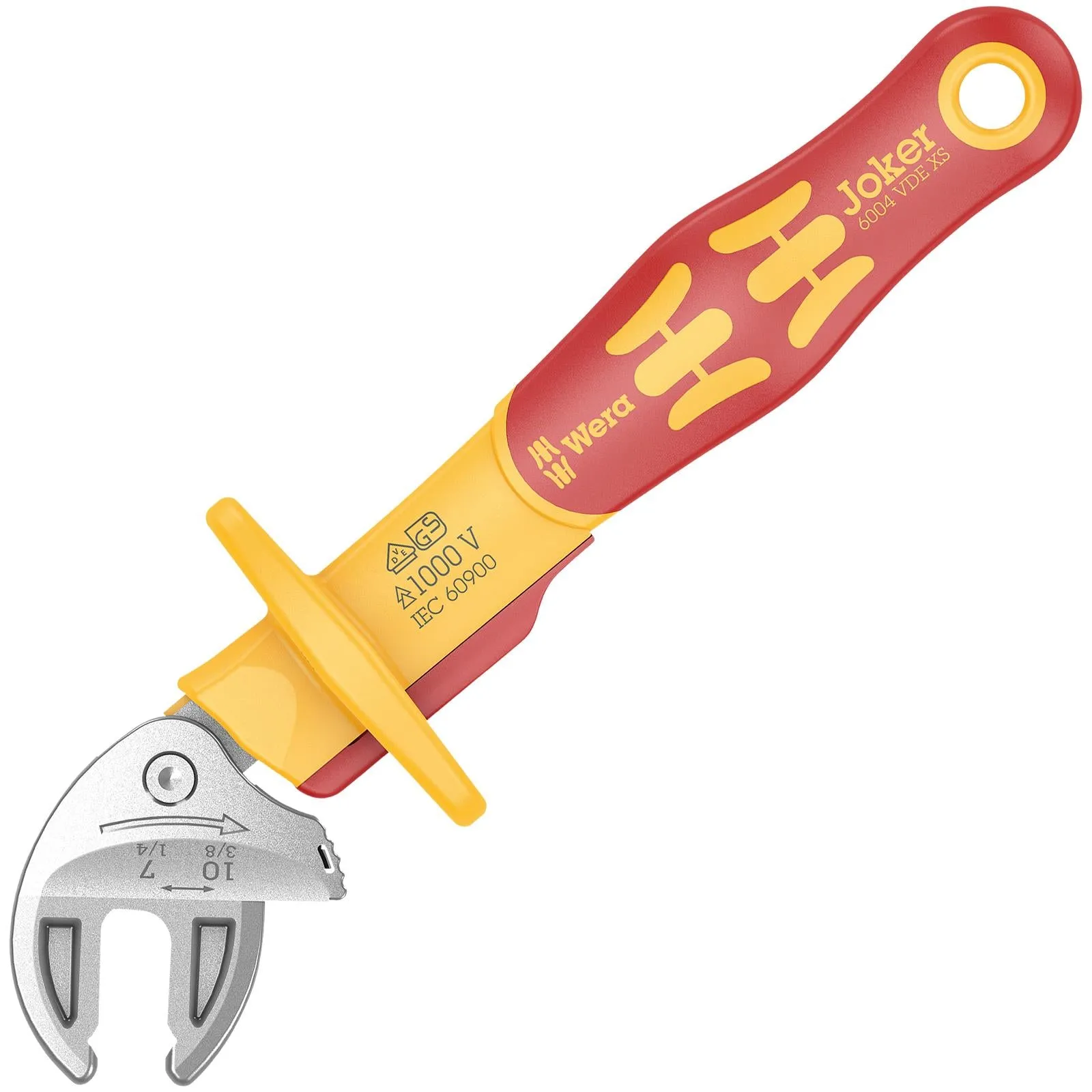 Wera Joker VDE XS 6004 Insulated Self Setting Adjustable Spanner 7-10mm