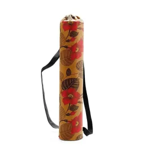 Woman Yoga Bag Yoga Mat Bag Men Sports Mat Bag Printed Canvas Drawstring Yoga Bag