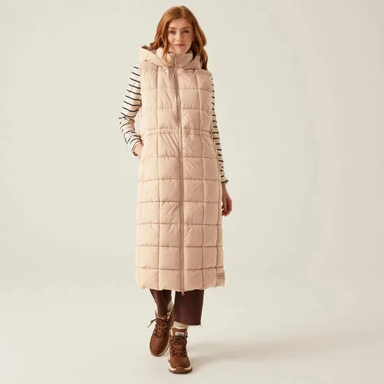 Women's Leandra Longline Bodywarmer Warm Taupe