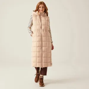 Women's Leandra Longline Bodywarmer Warm Taupe
