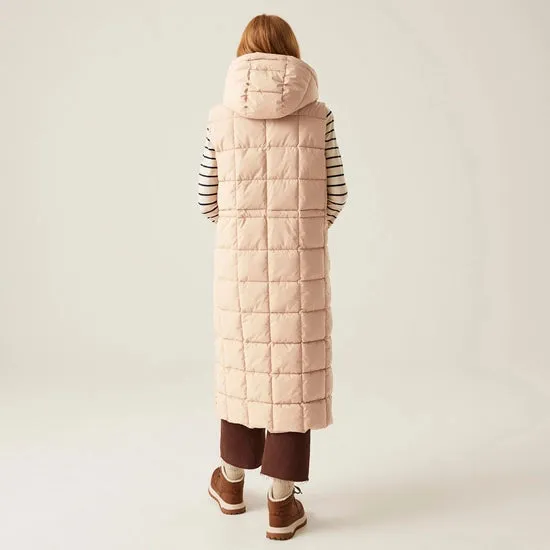 Women's Leandra Longline Bodywarmer Warm Taupe