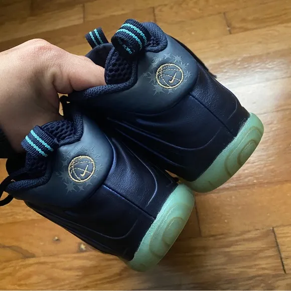 Womens Nike Air Foamposite One Obsidian Metallic Gold