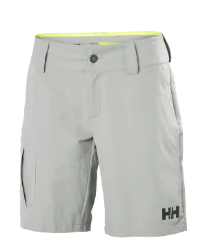 WOMEN'S QD CARGO SHORTS - GREY FOG