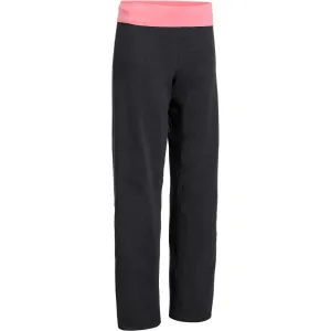 Women's Yoga Organic Cotton Bottoms - Mottled Grey / Coral