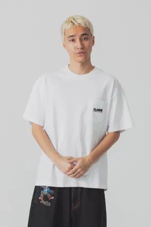 XLARGE x CSC POCKET TEE - WHITE