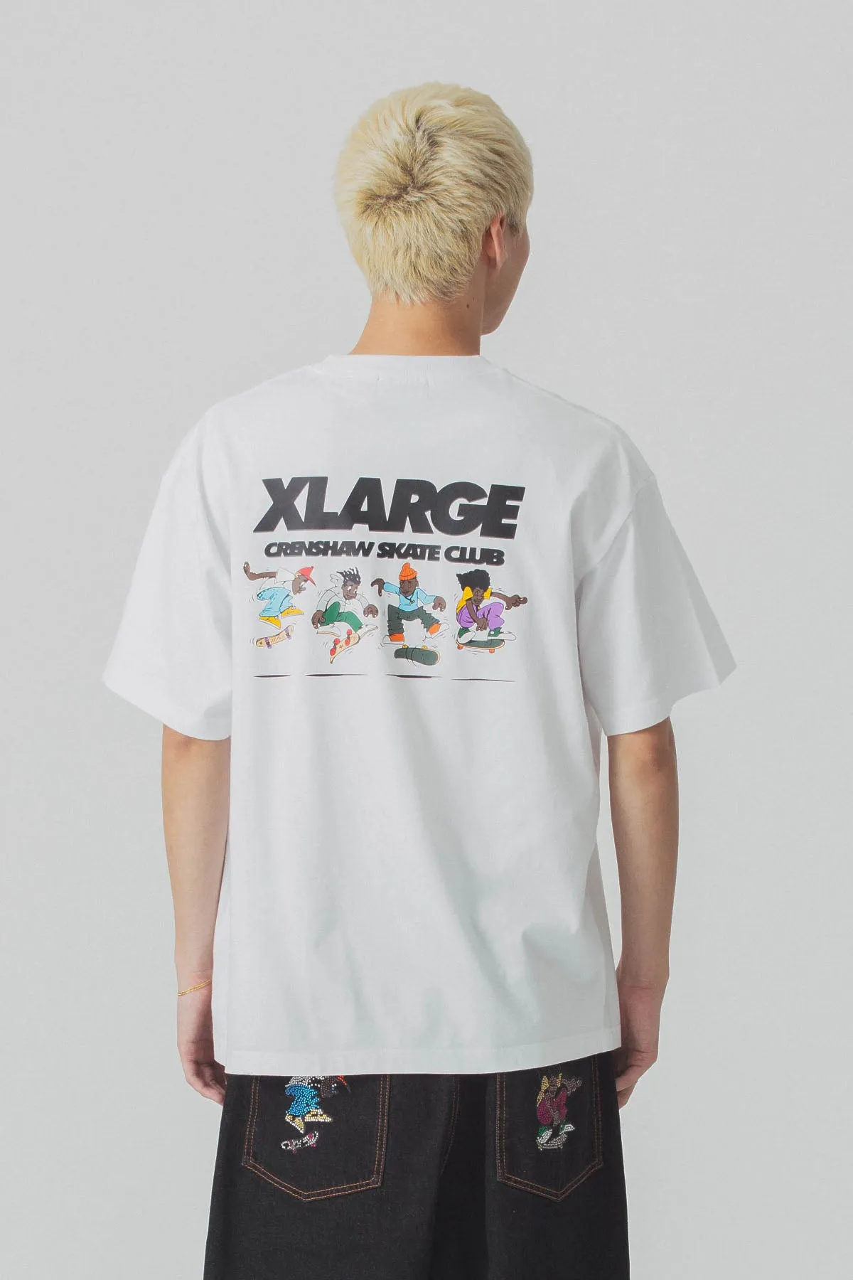 XLARGE x CSC POCKET TEE - WHITE