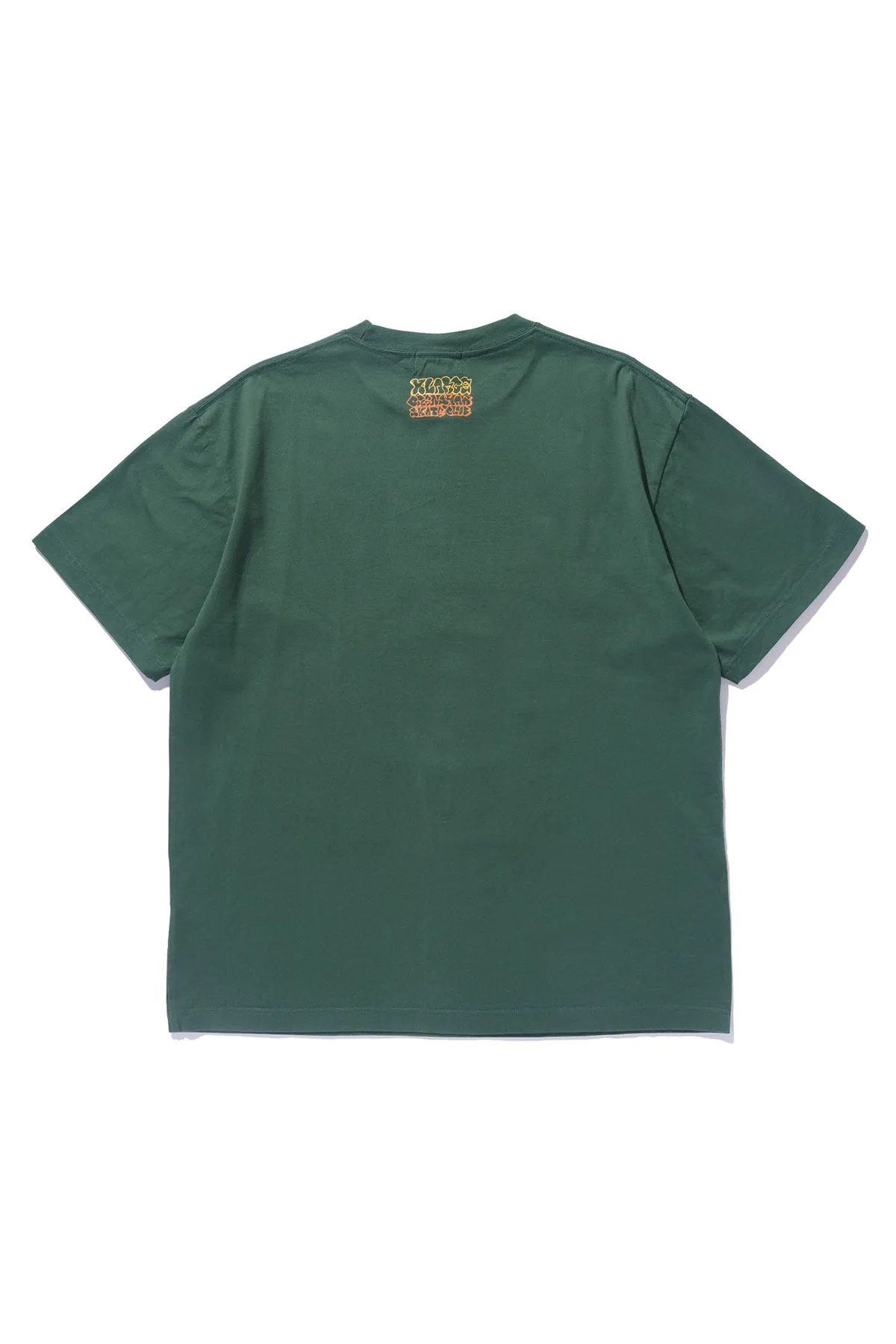 XLARGE x CSC VANDALISED POLICE CAR TEE - GREEN