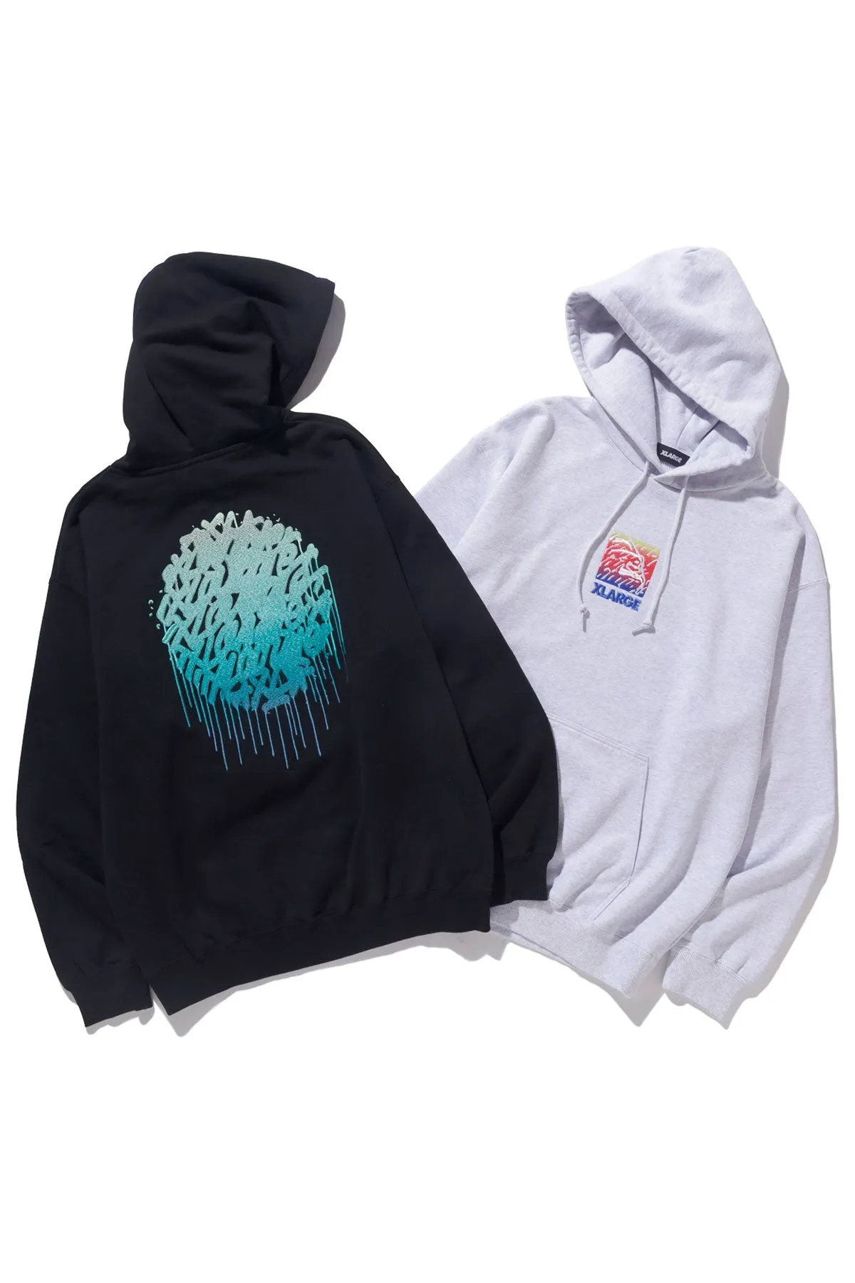 XLARGE x ITS A LIVING HOODIE - Ash Heather