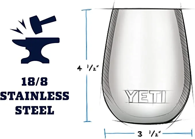Yeti Rambler 10 oz Wine Tumbler w/Magslider Lid