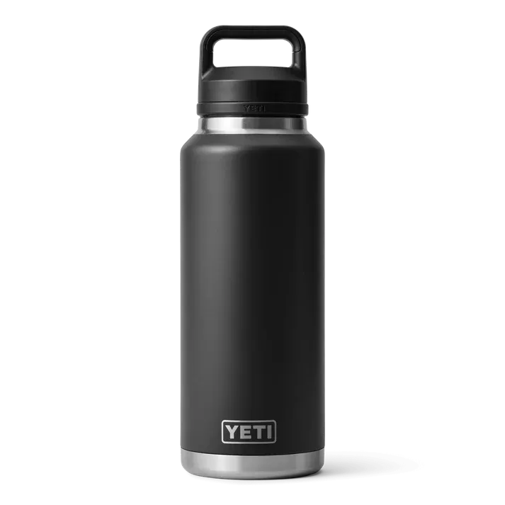 YETI Rambler 46 OZ (1.4L) Bottle With Chug Cap - Black