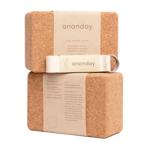 Yoga Block   Strap Set