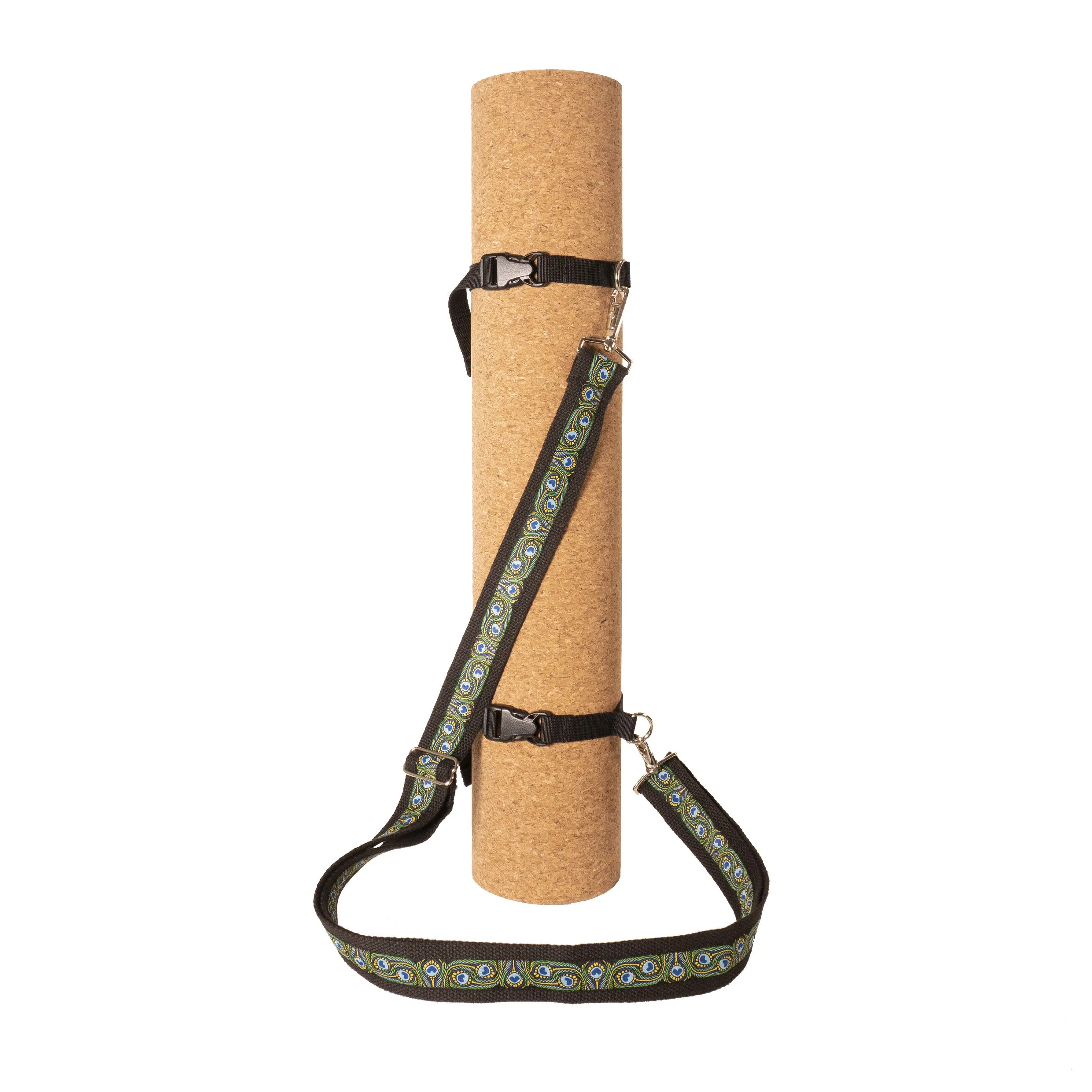 Yoga Mat Strap - Pretty Peacock