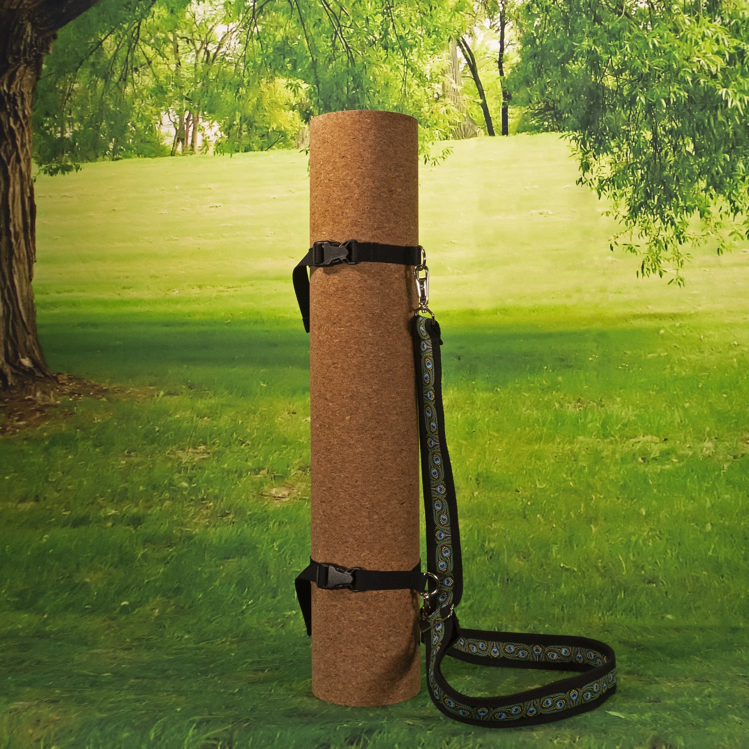 Yoga Mat Strap - Pretty Peacock