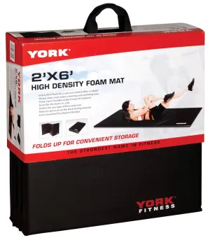 York Barbell | Ultimate Folding Mat - 2' x 6' x 2"